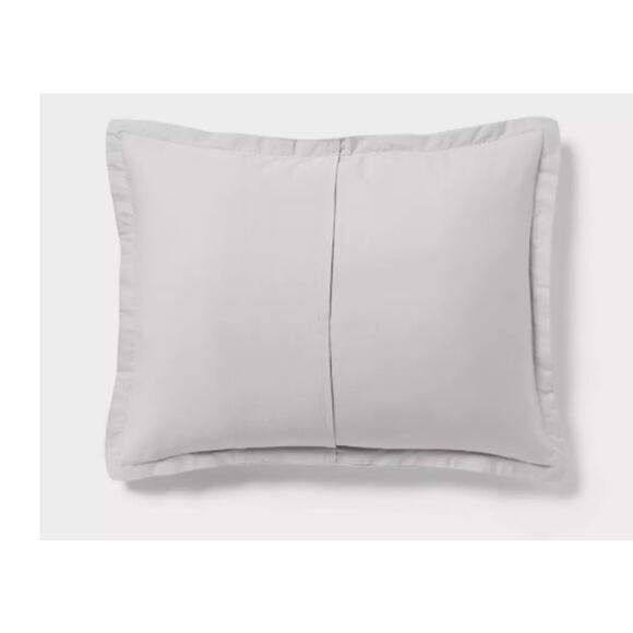 Washed Waffle Weave Comforter and Sham Set - Threshold full/queen light Gray - Picture 3 of 4